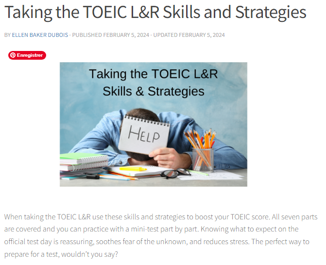 TOEIC TEACHERS PAGE - BusinessEnglishAllure.com